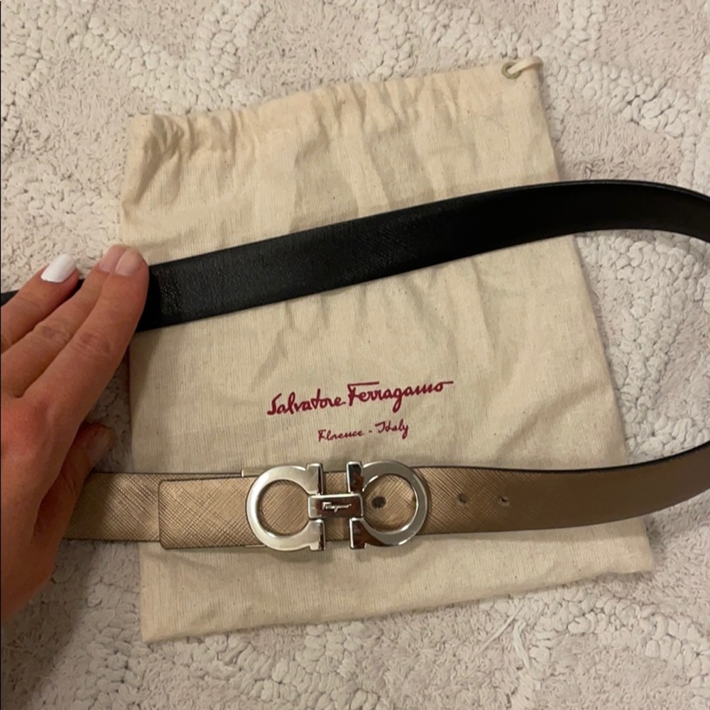 Authentic Ferragamo reversible belt